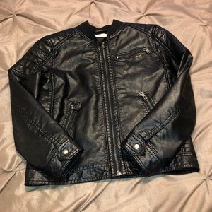 Boys “Leather Coat” from H&M Size 9-10